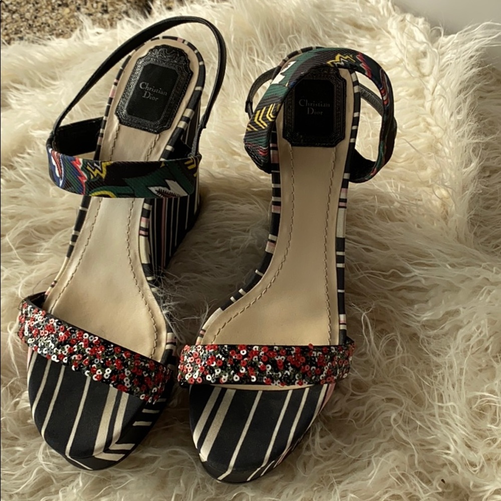 Christian Dior platform sandals
